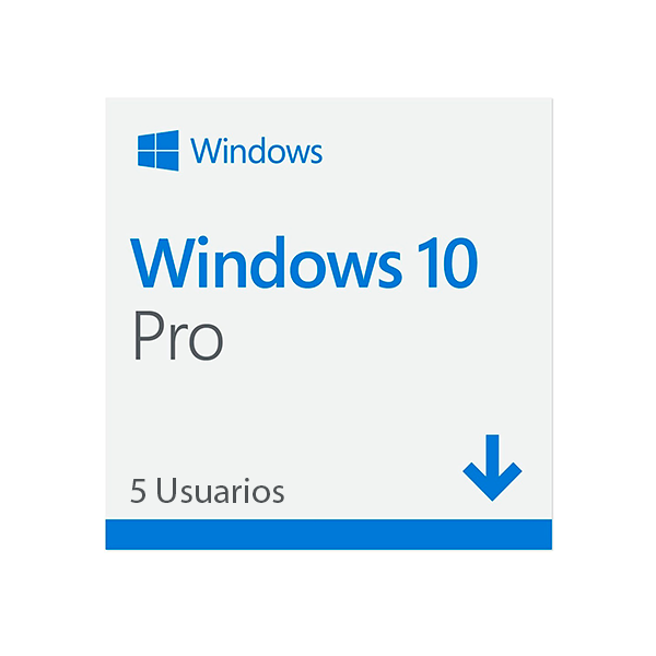Microsoft Windows 10 Pro – Licencia Digital – 5 Usuarios